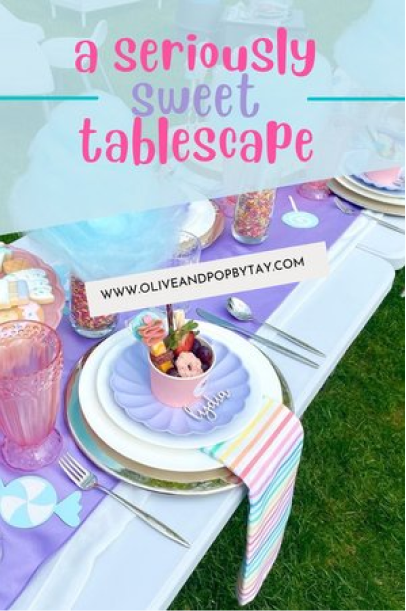 A Tablescape That is Simply Two Sweet